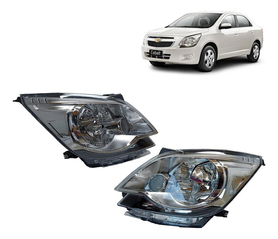Par Farol Dianteiro Cromado 52094764