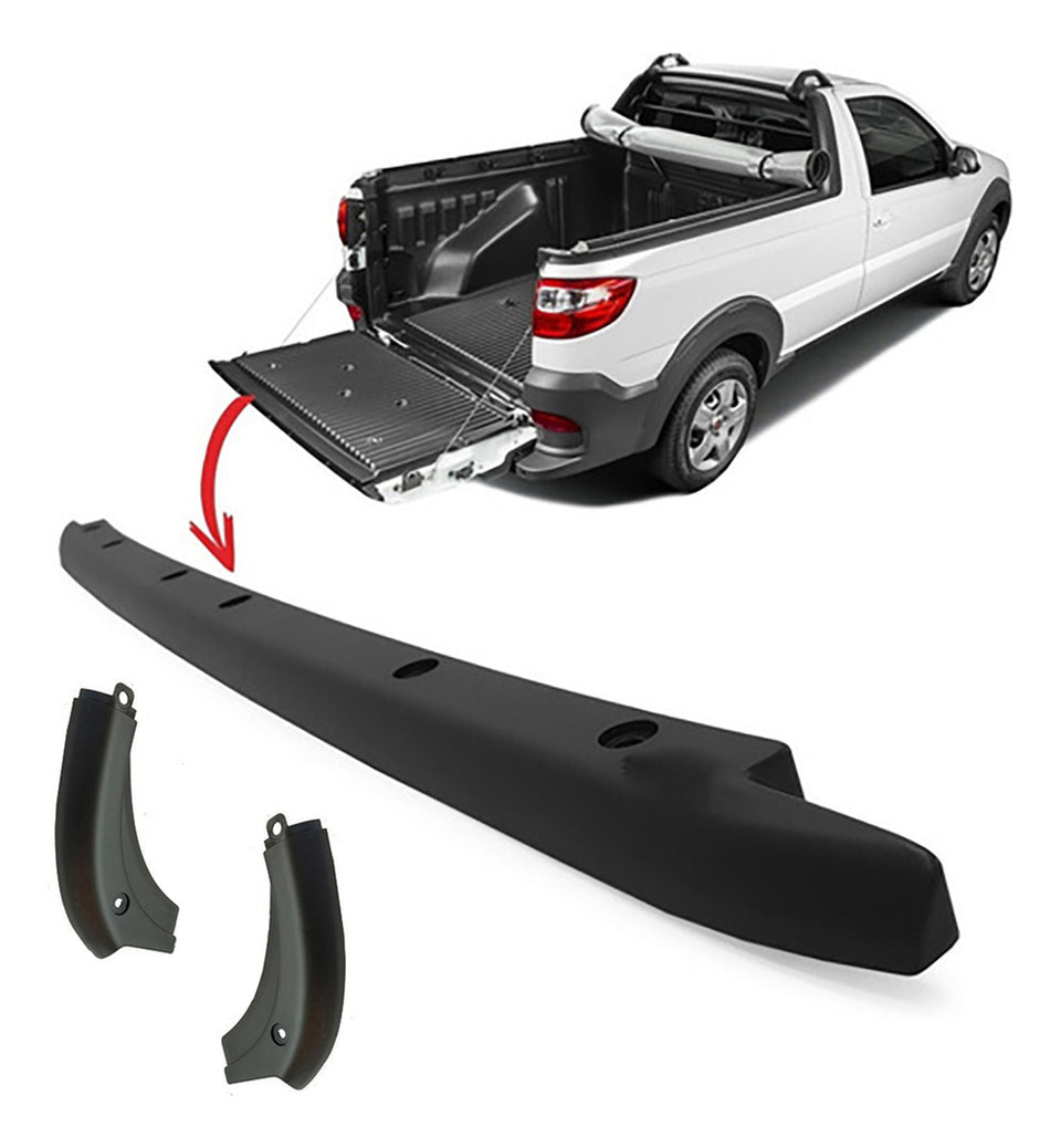 Kit Moldura Superior Traseira Caçamba Original 100208682 100213064 100213068
