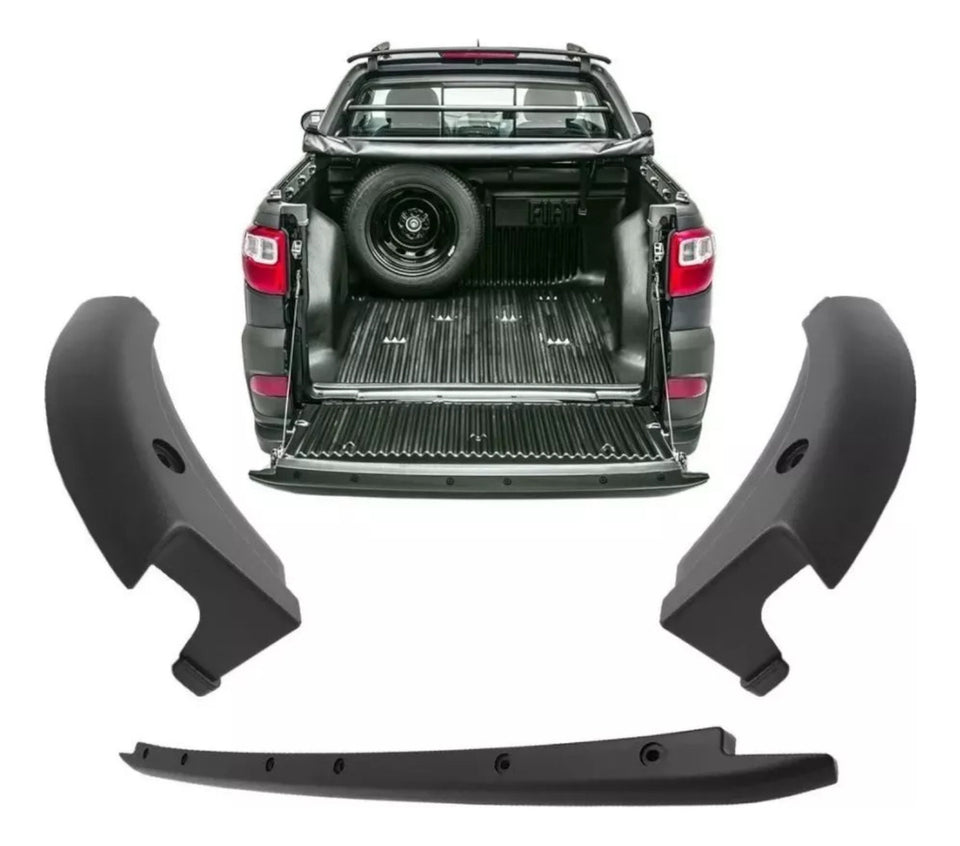 Kit Moldura Superior Traseira Caçamba Original 100208682 100213064 100213068