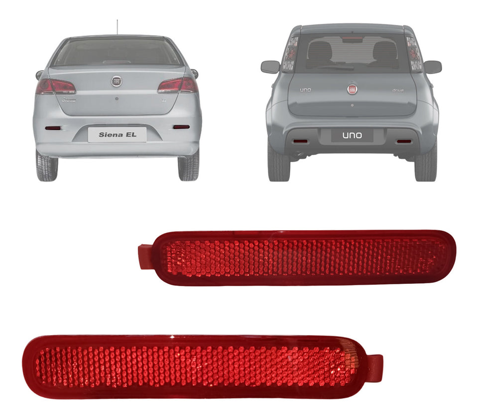Par Refletor Parachoque Original 46795482 46795483