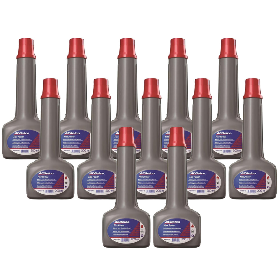 Kit 12 Aditivos Combustível Flexpower Acdelco 88905742