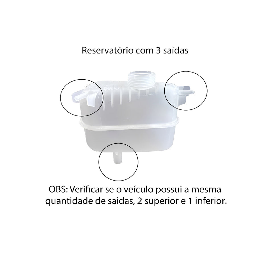 Reservatório Água Radiador + Tampa 93326521 MG1902