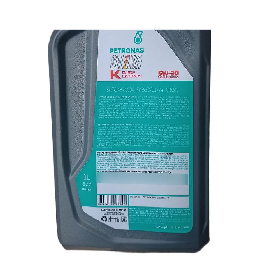 Óleo 5w30 Selênia K Pure Energy Petronas 70242e19br