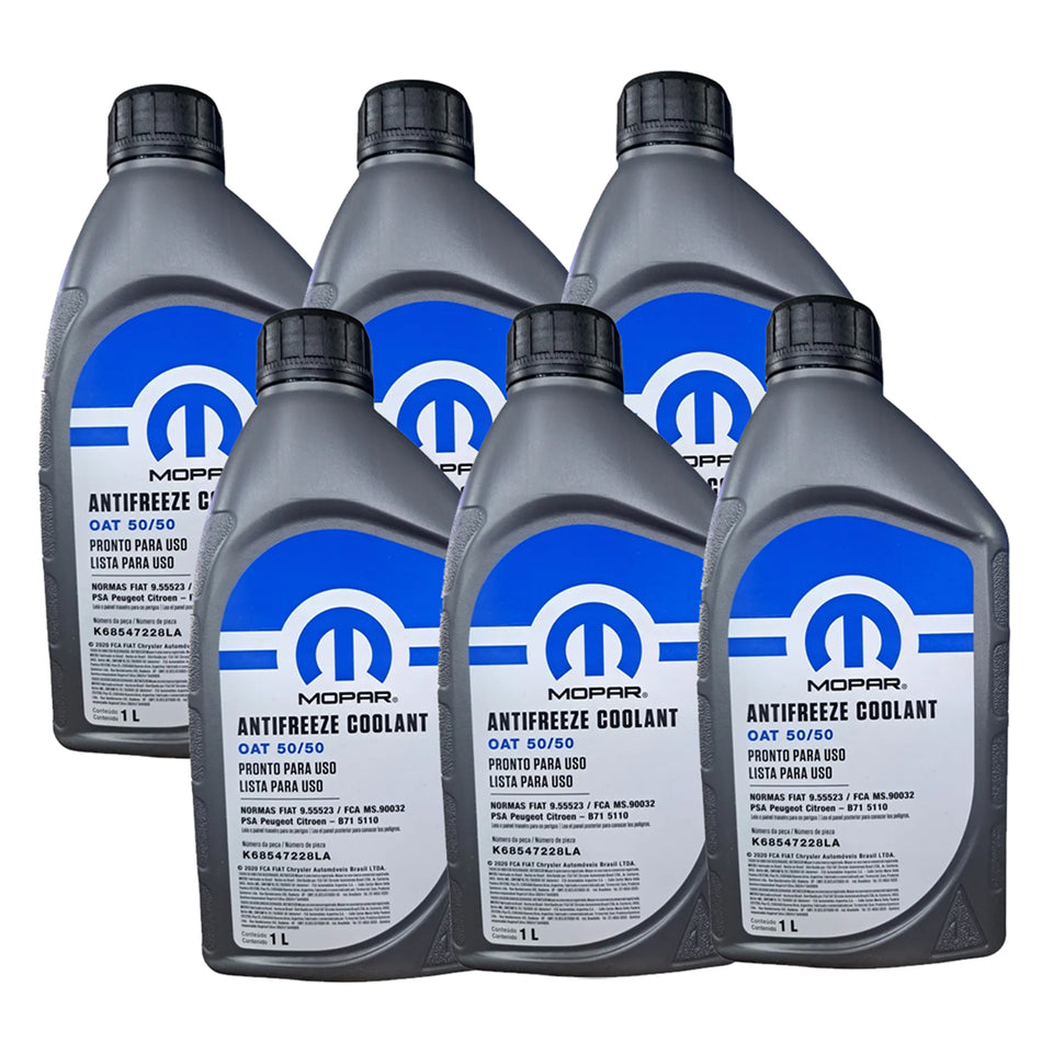 Kit 6 Aditivo Radiador Arrefecimento Mopar K68547228la