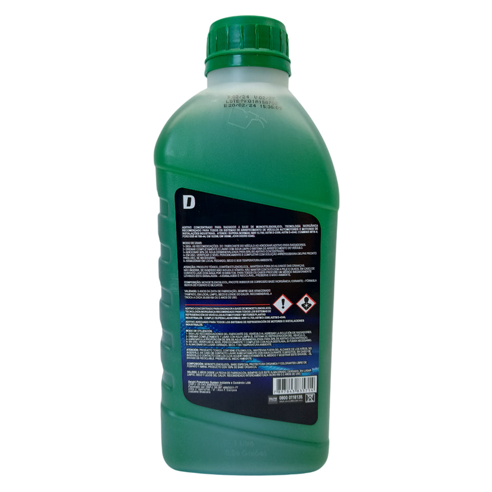 Aditivo Radiador Concentrado Verde Delphi 1L RL10011