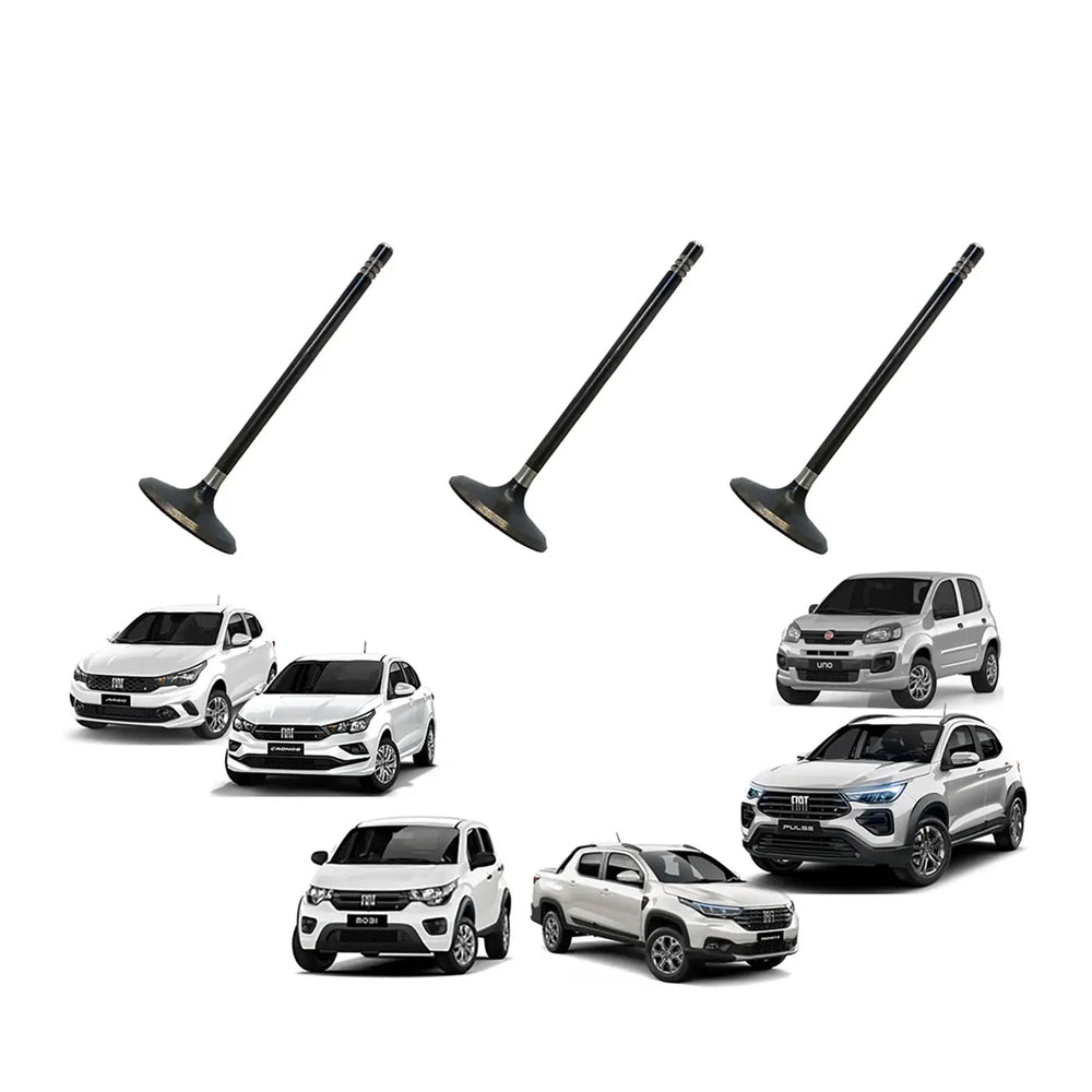 Kit 3 Valvula Admissao Original Fiat 55267853