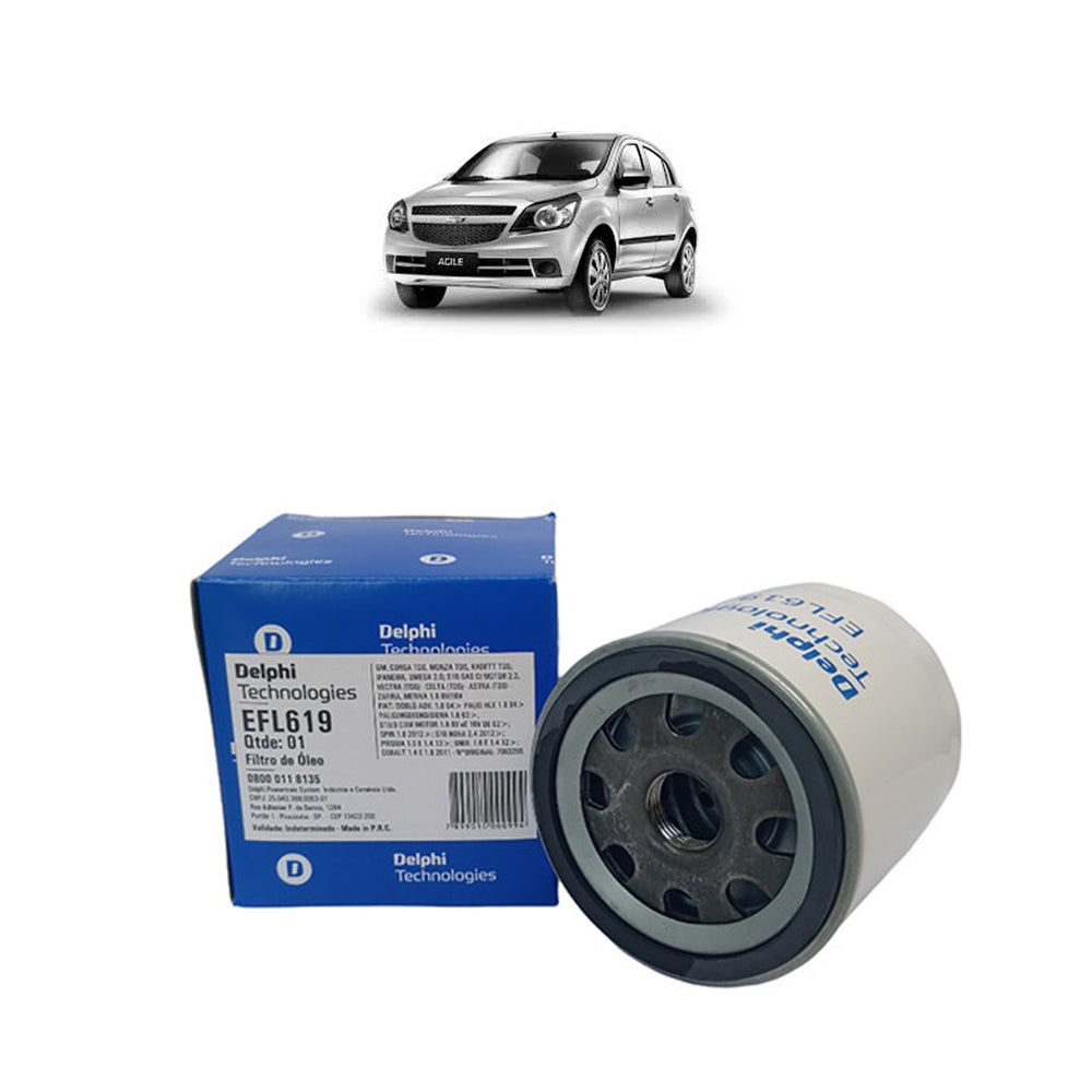 Filtro Blindado Oleo Lubrificante EFL619