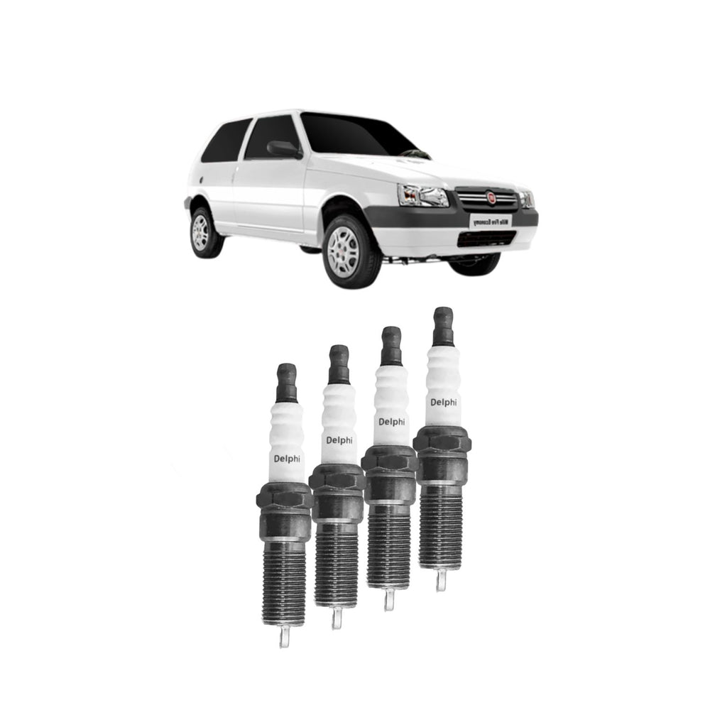 Kit 4 Velas de Ignição Delphi XH70048