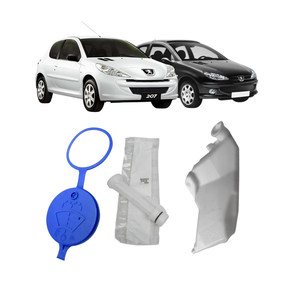 Kit Reservatório Limpador Parabrisa Peugeot 643195 / 643983 / 643230