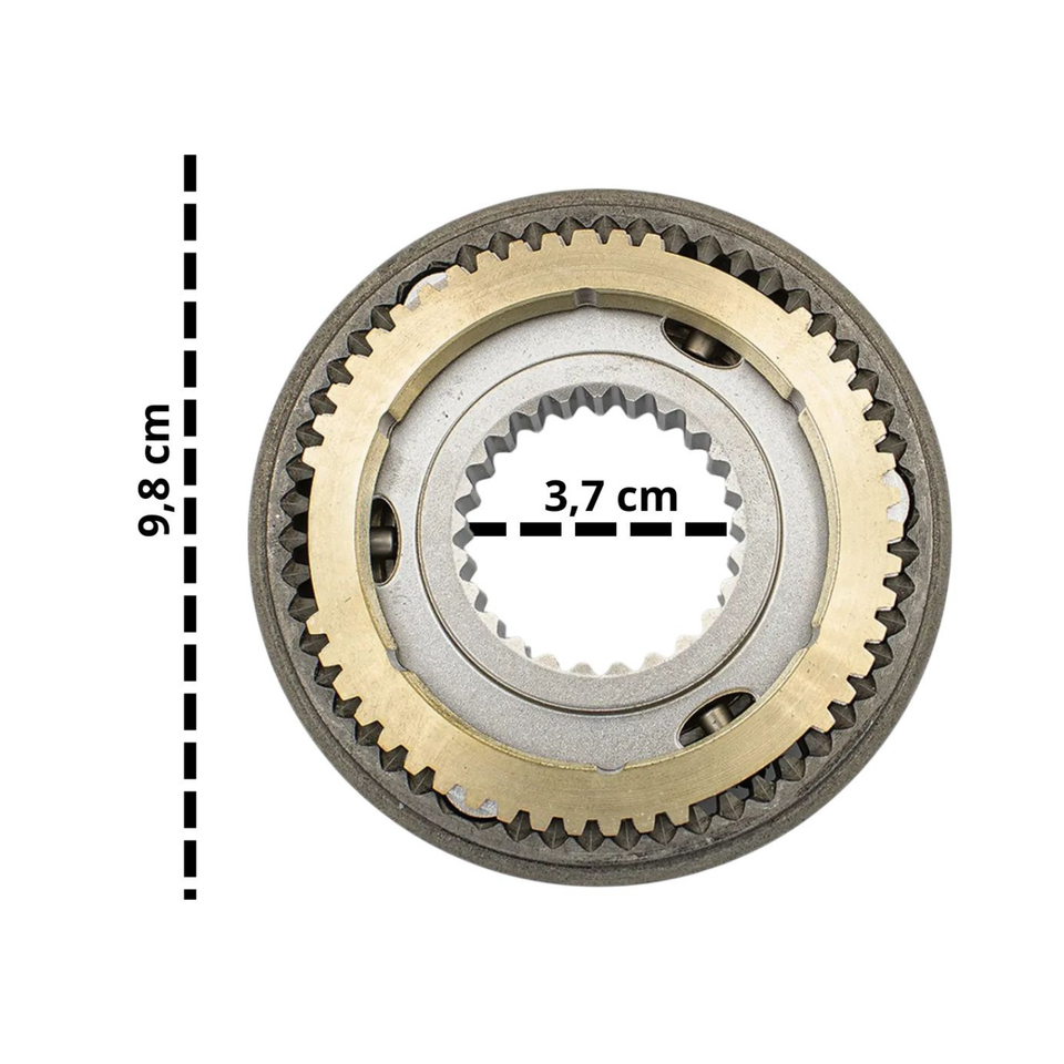 Kit Engrenagem Câmbio Fiat 1682770980 / 9567437888