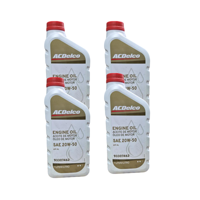 4L Óleo 20W50 Mineral SAE API SL ACDelco 93307462