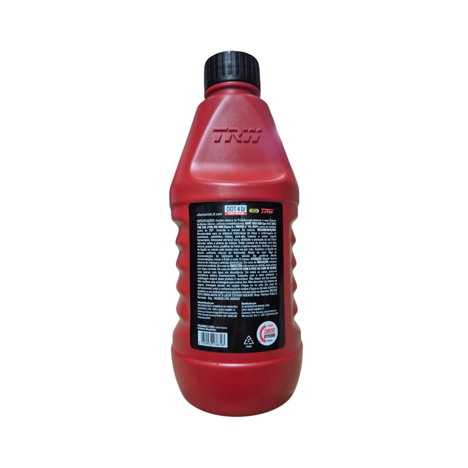 Kit 2 Fluidos de Freio DOT 4 LV TRW 500mL RCLF80440