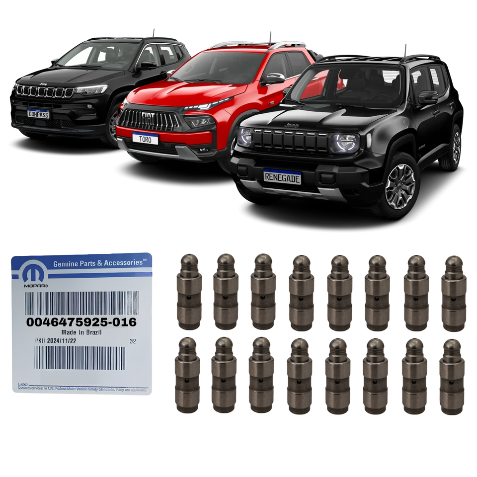 Kit 16 Tuchos De Valvulas Genuino Mopar 46475925