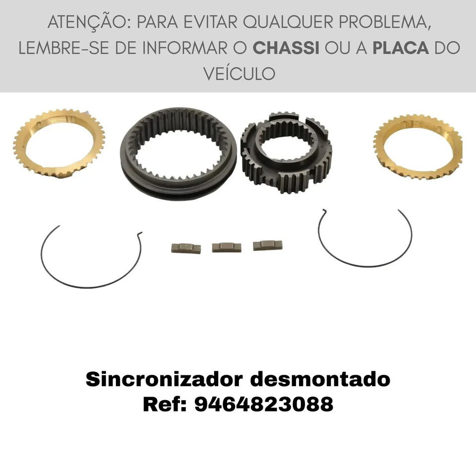 Luva Sincronizador Cambio 5ª 6ª Marcha 9464823088