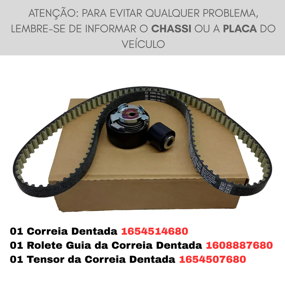 Kit Correia Dentada Genuino PSA 1654516080