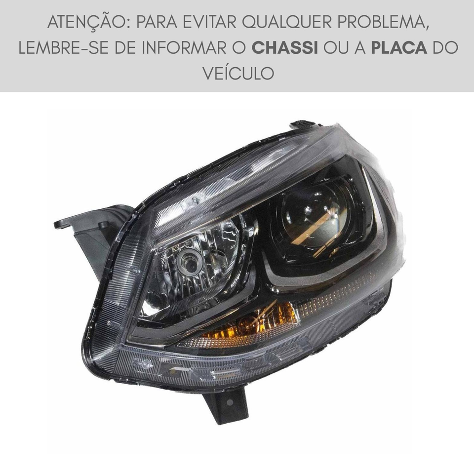 Farol Genuino Dianteiro Esq. Motorista Chevrolet 52172974