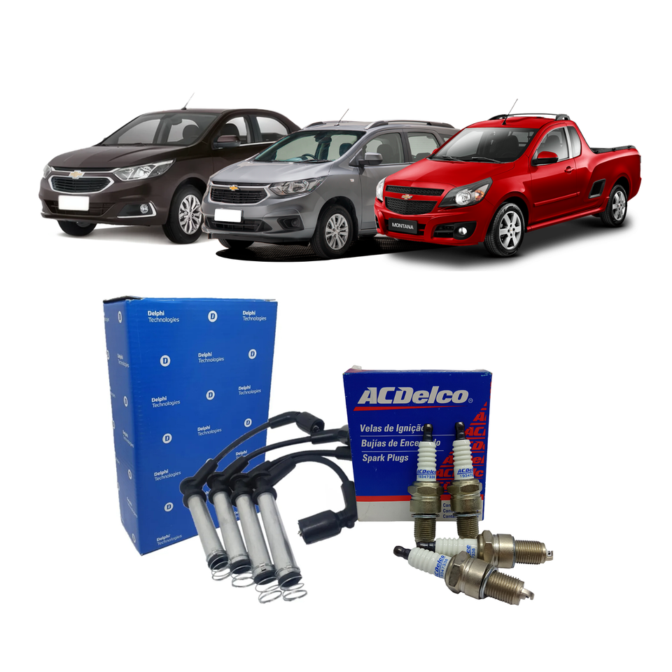 Kit Cabos e Velas ACDelco Delphi 19347338 XS10638