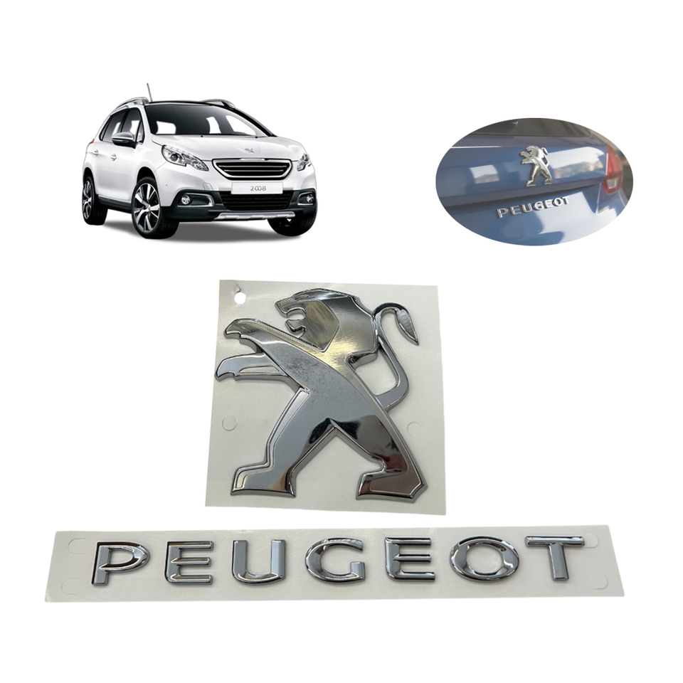 Emblema Tampa Traseira Genuino Peugeot 96788716DX