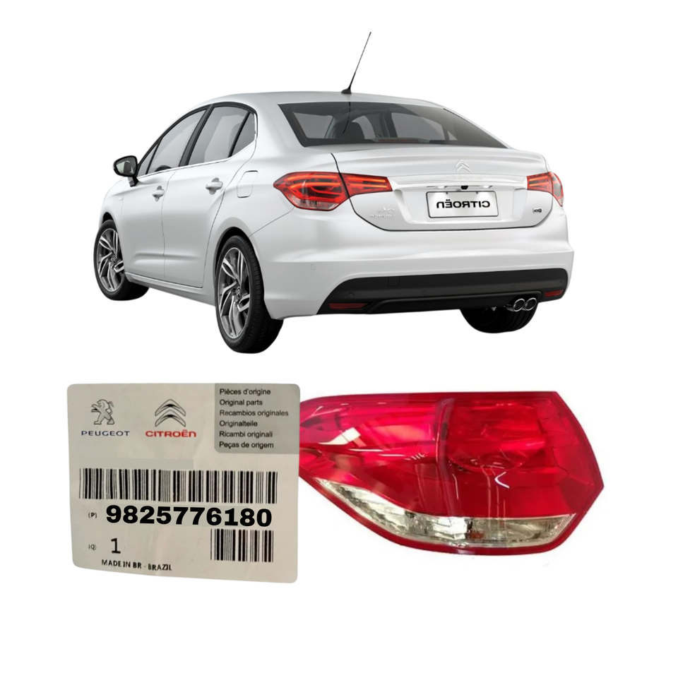 Lanterna Traseira Esquerda Genuina Citroen 9825776180