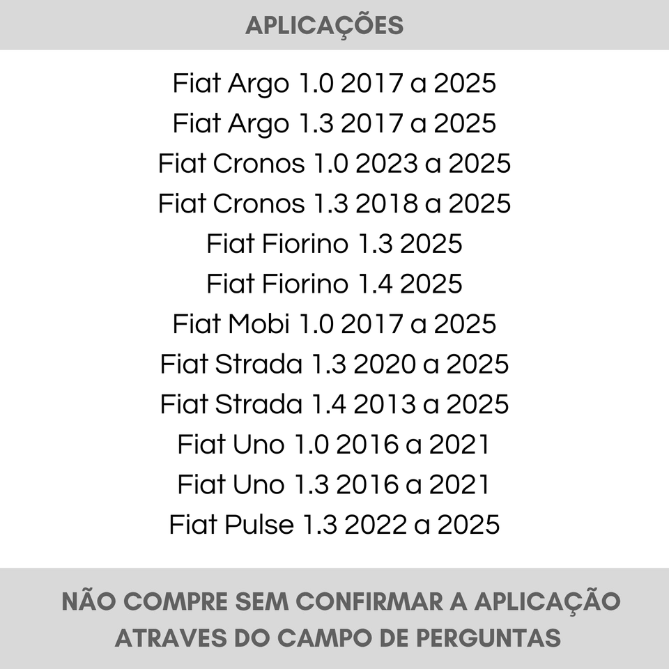 Guia Superior Corrente Comando Argo Cronos 1.0 2017 a 2025