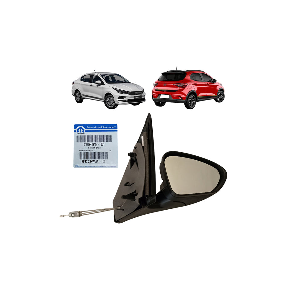 Retrovisor Externo Manual Lado Direito Original Fiat 100244815