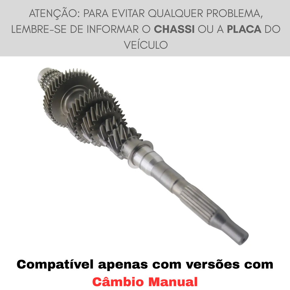 Eixo Primario da Caixa de Cambio Manual Genuino 9820357080
