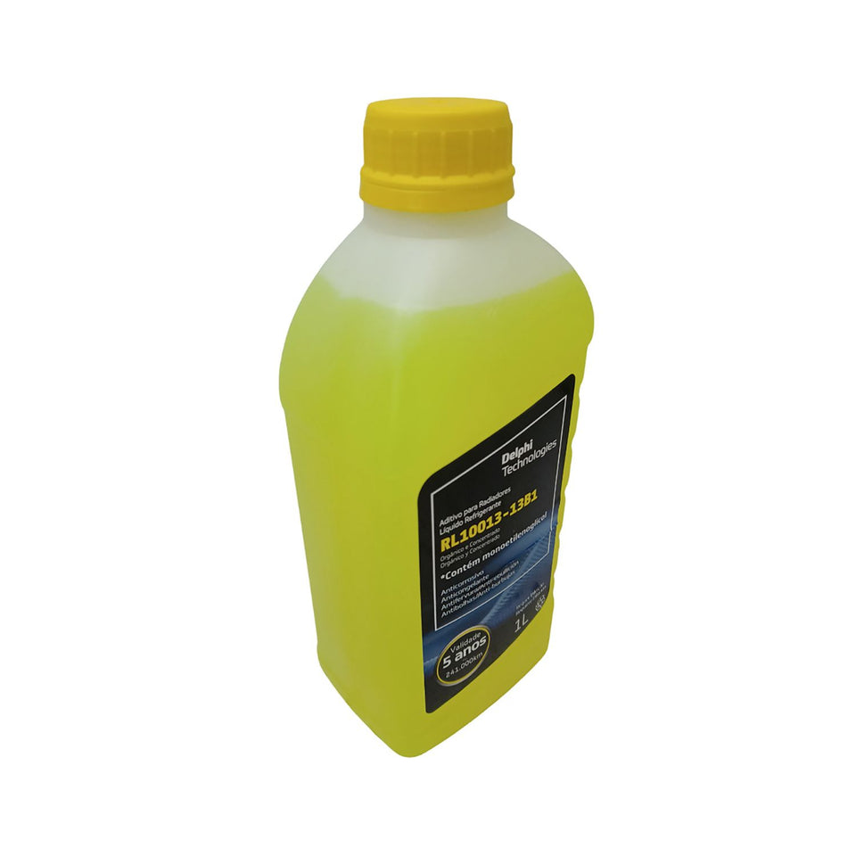 1 Litro Aditivo Radiador Concentrado Amarelo DELPHI RL10013