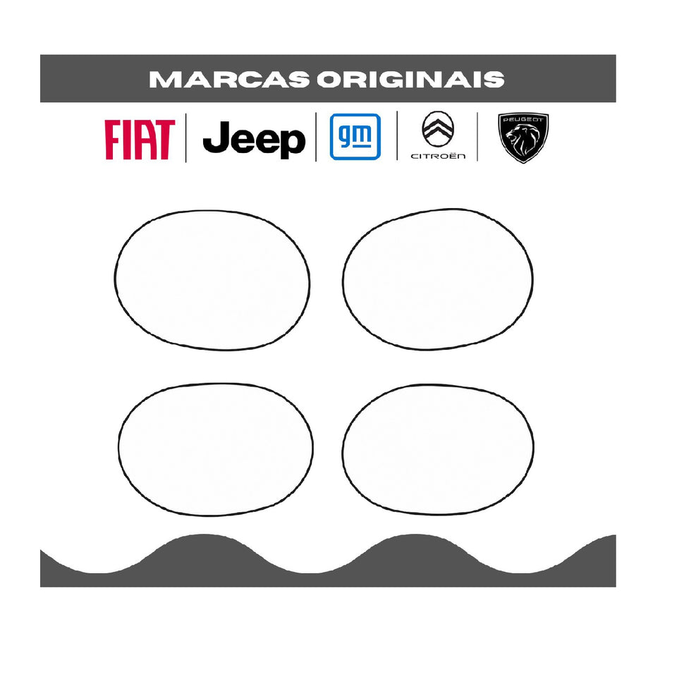 Juntas Anel Camisa Motor Original PSA 0112A5