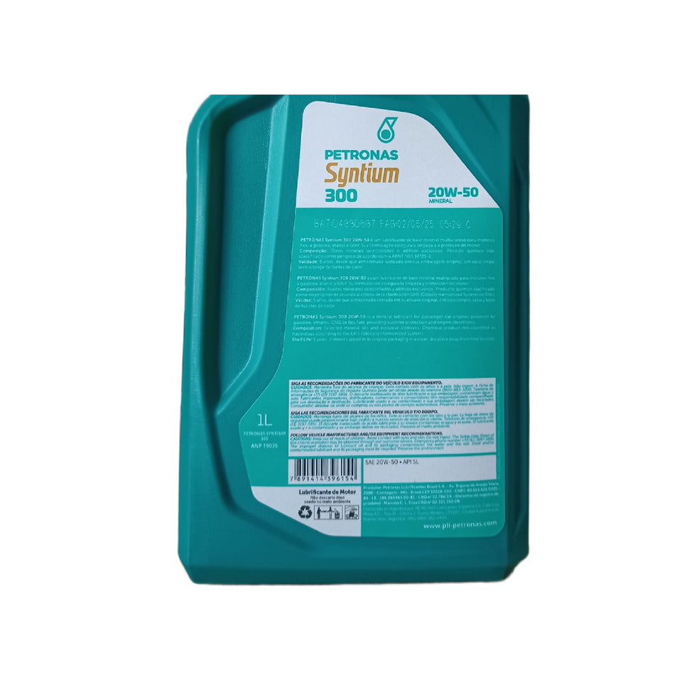 1L Óleo 20W50 Selenia Syntium 300 70306E19BR