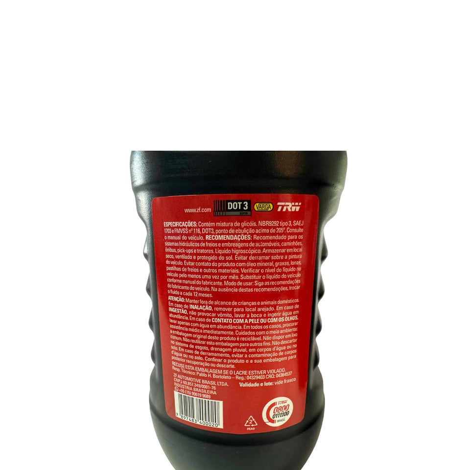 Kit 4 Fluidos Freio Dot3 Super 500ml RCLF00021 Trw Varga