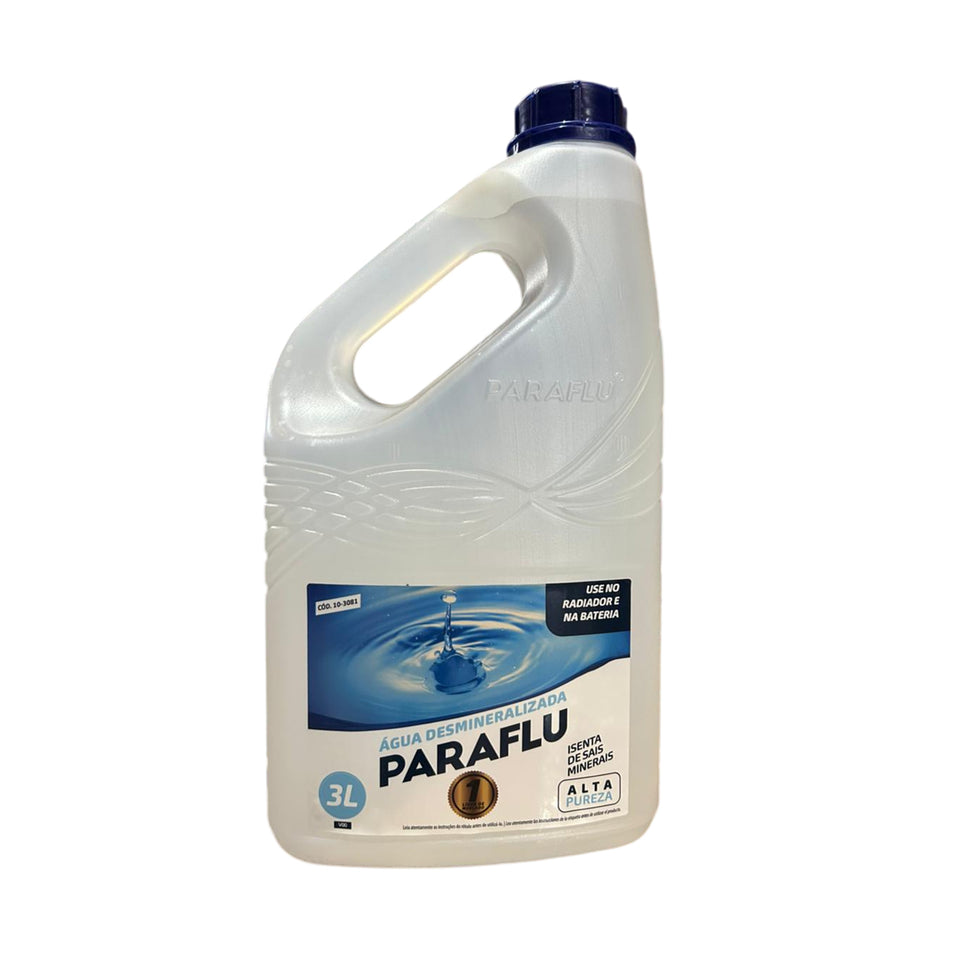 Água Desmineralizada Galão 3l Paraflu 103081