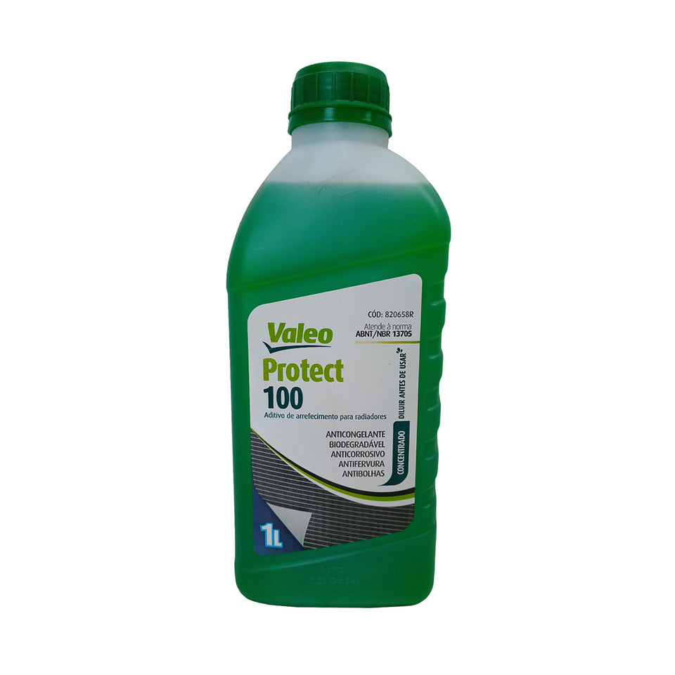 1L Aditivo Radiador Concentrado Inorgânico Valeo Protect 100 Cor Verde 820658R