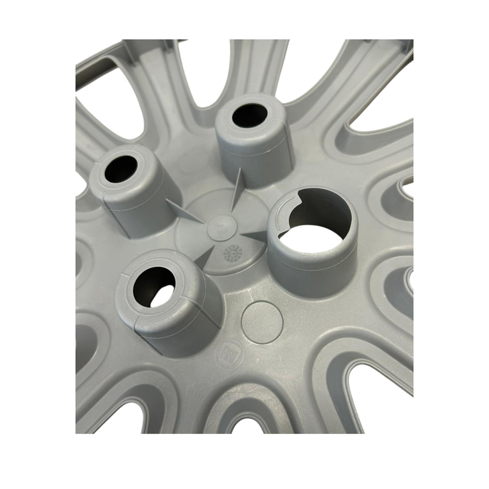 Par Calota Aro 14" Cinza Original Fiat 100200460