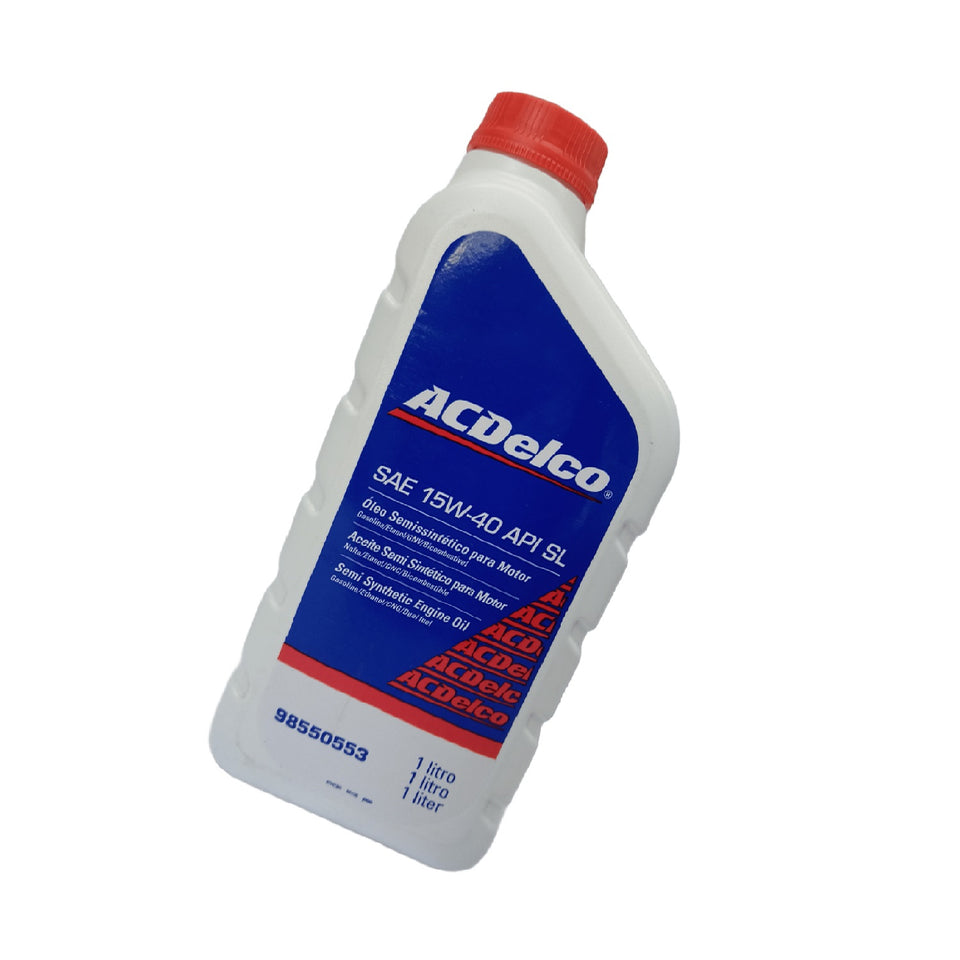 Kit 5 Óleo Motor Sae 15w40 Api Sl Acdelco 98550553