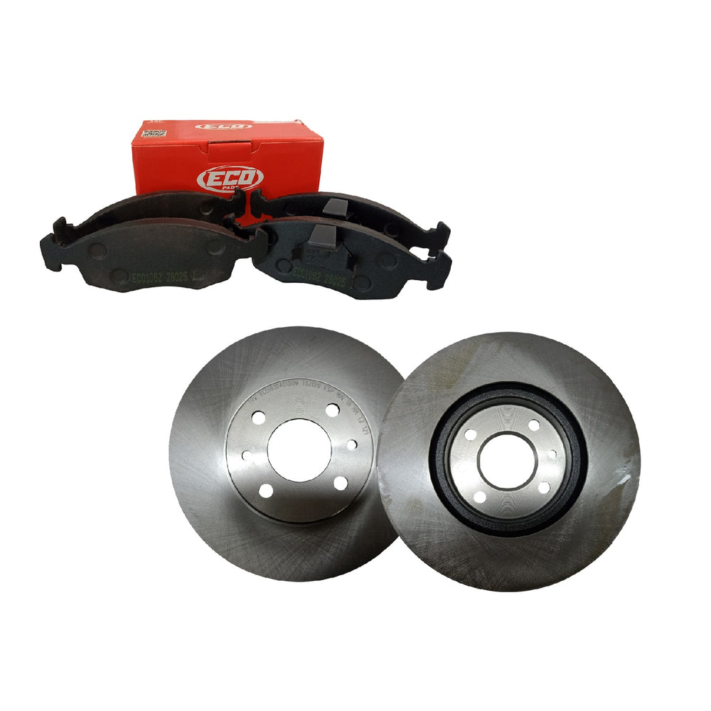 Kit Disco + Pastilha Dianteiro Idea Siena Palio Strada Doblo