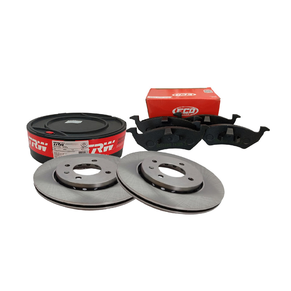 Kit Discos + Pastilhas de Freio ECO1509 + RCDI07820