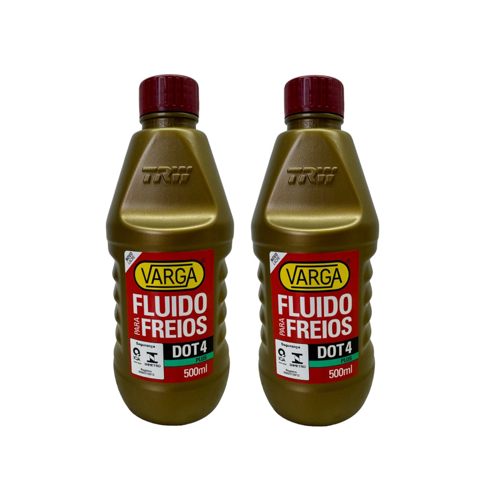 Kit 2 Óleo Fluido Freio Dot4 500ml Trw Varga RCLF00054