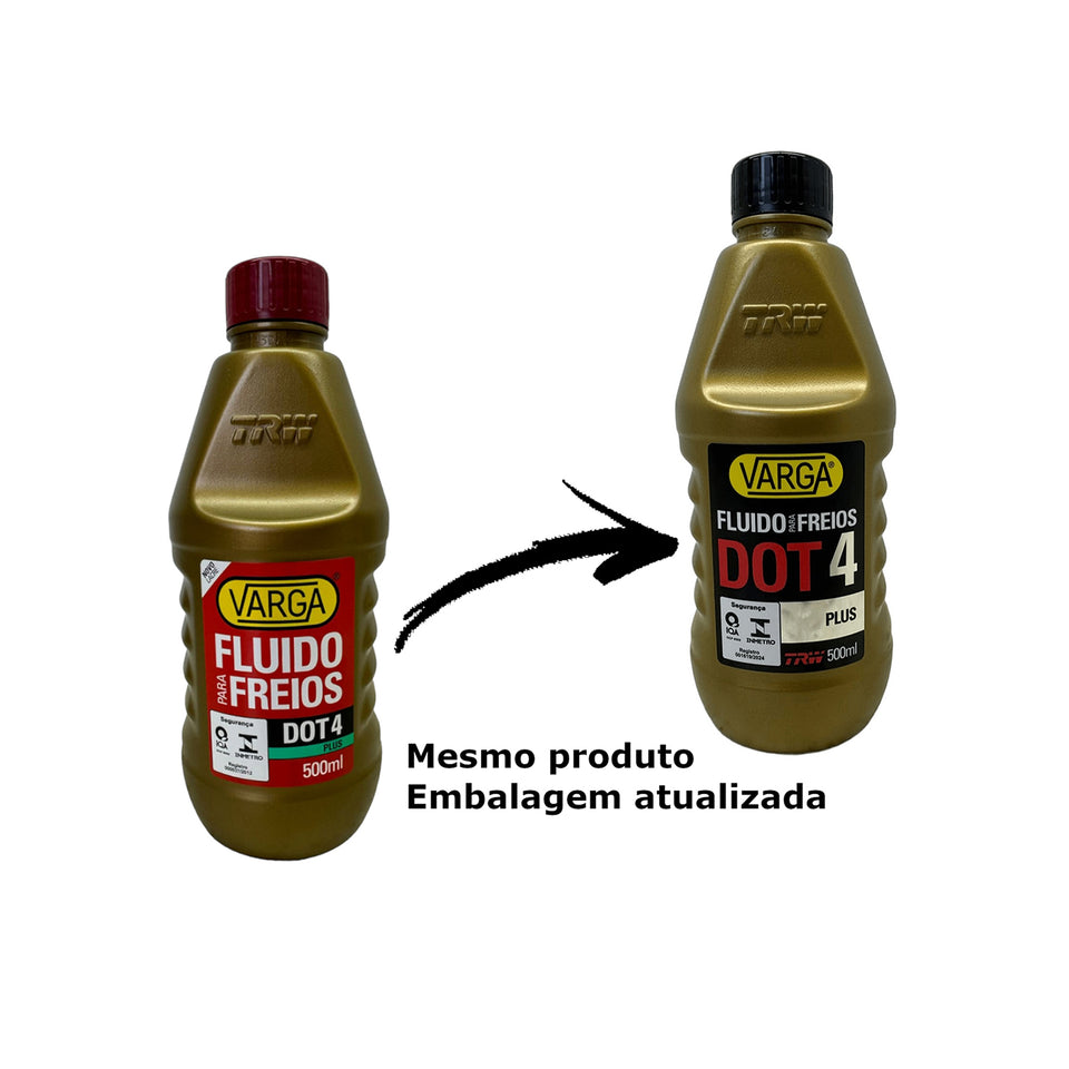 Kit 2 Óleo Fluido Freio Dot4 500ml Trw Varga RCLF00054