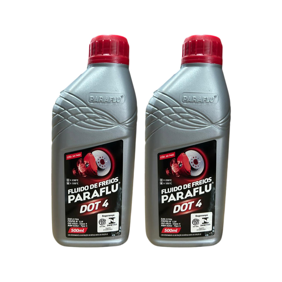 2 Fluido de Freio Dot 4 500ml Paraflu 107402